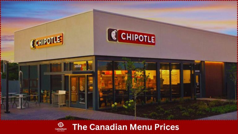 Chipotle Menu Prices In Canada